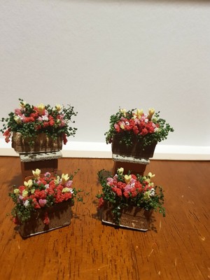 1:12 scala casa delle bambole miniatura Daisy Pianta-ACCESSORIO-FIORI-shop