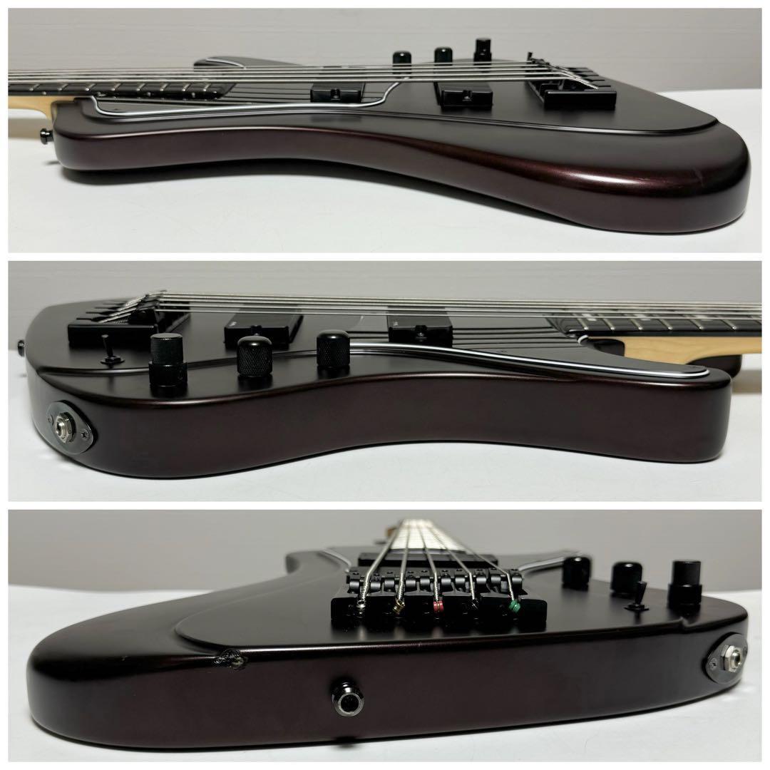 Electric Bass Guitar ESP E-II Stream SL-5 Red 5 String Japan