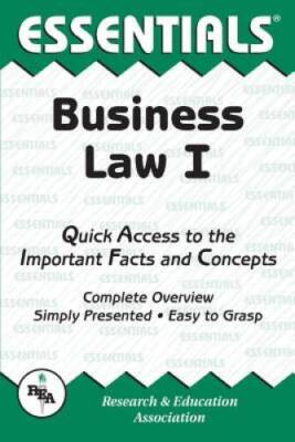 Business Law I Essentials (Essentials Study Guides) - Paperback - GOOD