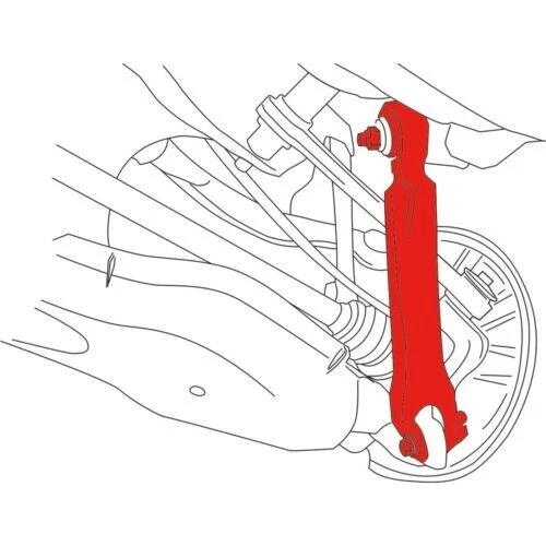 LYKT 2pcs Rear Adjustable Camber arm Kit For Mercedes-Benz C、CLS、E、GLC、GLK、SL Foto 2 de 4