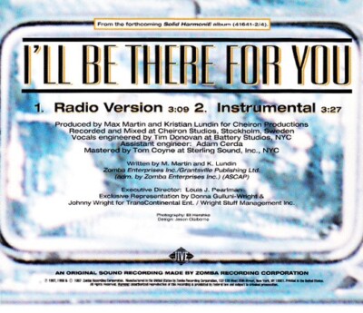 Solid Harmonie   I'll Be There For You  - EP CD  New Old Stock