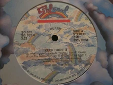 AURRA KEEP DOIN' IT  NASTY DISPOSITION 12" 1981 SALSOUL SG 352 DISCO FUNK VG/VG+