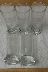 Southern Comfort Tall Double Shot Shot Glasses Set Of Five Ebay
