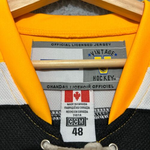 Boston Bruins #8 Cam Neely CCM maglia vintage uomo 48 NHL hockey autentica - Foto 9 di 15
