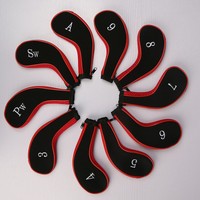 Golf Club Covers Neoprene Head Covers High Quality 10 Pcs Iron Protect Set Uk Golf Club Covers Neoprene Head Covers High Quality 10 Pcs Iron Protect Set Uk