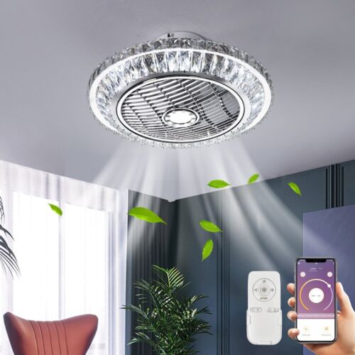 Deckenventilator Mit Beleuchtung,72W Dimmbare Deckenlampe Lampe Mit Ventilator - Afbeelding 1 van 8