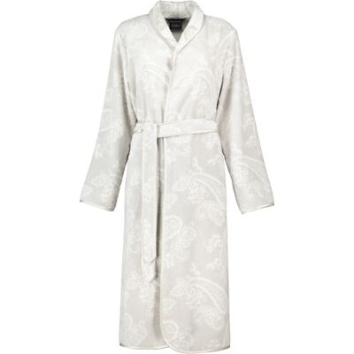 Cawö Bademäntel Damen Schalkragen Paisley 4420 silber - 73 Damen Grau NEU & OVP