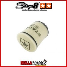 FILTRO ARIA STAGE6 DOUBLE-LAYER BIANCO TONDO IMBOCCO Ã˜ 70MM