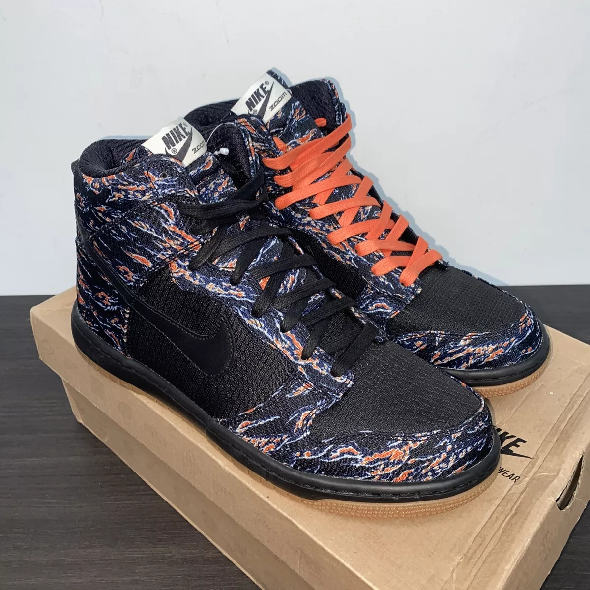 kern Afleiding prijs Herren Nike Dunk High Supreme x Futura schwarz & Segel Größe UK 8 BRANDNEU  | eBay