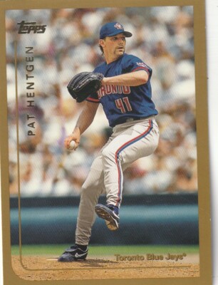 FREE SHIPPING-MINT-1999 Topps Pat Hentgen #298 B/JAYS PLUS BONUS CARDS
