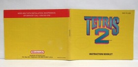 TETRIS 2 Instruction Manual   No Game   NES Nintendo