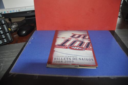 2008-2009 montreal canadiens hockey club empty season tickets nhl 2 100 years - Picture 1 of 10