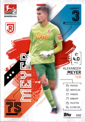 Match Attax EXTRA 2021/2022  Nr.650 - Alexander Meyer