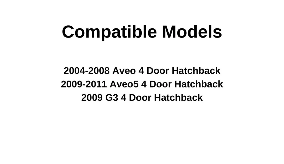 Fits Chevrolet Aveo Aveo5 Hatchback Passenger Right Side Quarter Window Glass - Image 2 of 4