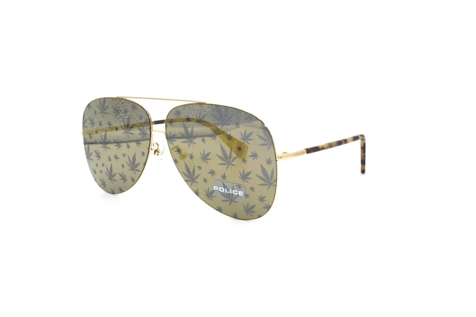 Police Sunglasses SPL406V 62 11 COL 300L 135 #CHIARABIASIXPOLICE WEED EDITION - Image 2 of 4