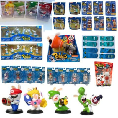 Figurine & Sock RABBIDS Assorted Mario, Luigi, Yoshi and much much more! UBISOFT
