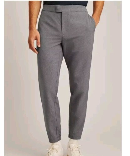 Bonobos Pants Mens L Tour Golf Joggers Performance Elastic Waist Zip Front Gray - Picture 2 of 14