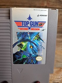 Top Gun: The Second Mission (Nintendo NES, 1990) Authentic Cart - Tested 
