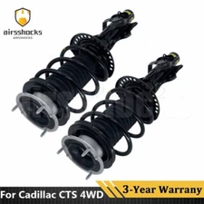 Pair Front Shock Strut Assys For Cadillac CTS 4WD 2.0 3.6L w/ Electric 2015-2019