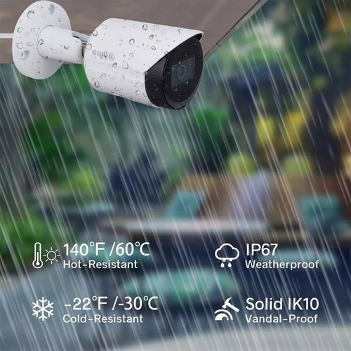 Dahua IPC-HFW2831S-S-S2 8MP Security Starlight POE IP Bullet IP67 Camera 3.6MM - Picture 5 of 27