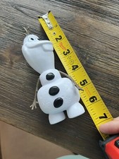 6" Olaf Figuirine from Disneys Frozen - has movable arms- missing nose