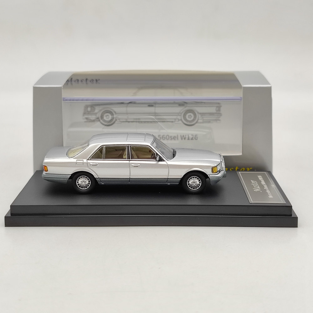 1/64 Master Mercedes-Benz S560sel W126 Diecast Toys Car