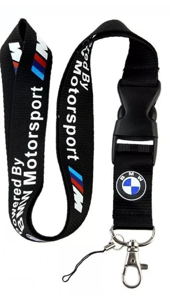 BMW MPower Lanyard Keyring keychain ID Key Card Holder Phone Strap UK Seller