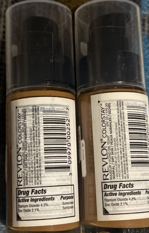 2 Revlon ColorStay Liquid Natural Finish Foundation SPF20 #500 WALNUT Duo Pack’s - Image 4 of 4