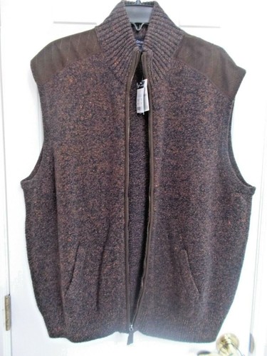 NWT DANIEL CREMIEUX Men's Dark Brown/ W 