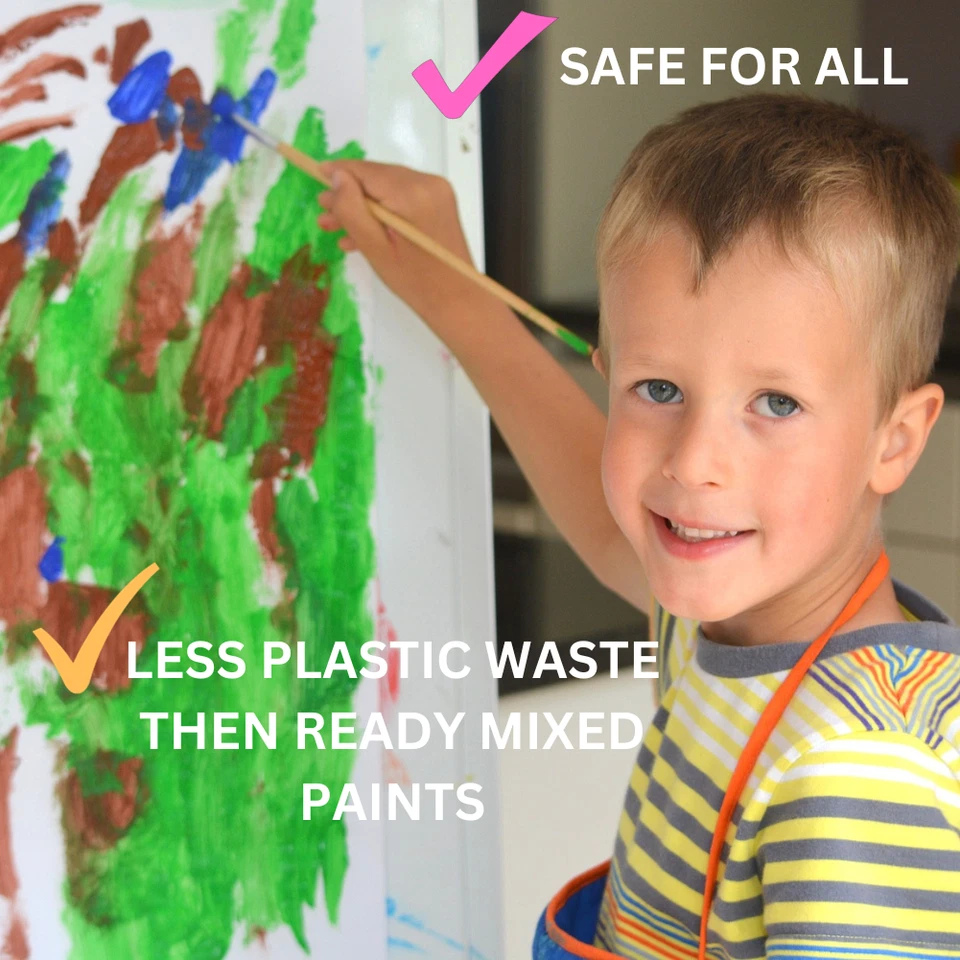 DALTON MANOR POWDER PAINT 6 X 100GM STANDARD COLOURS EN71 CERTIFIED MADE IN UK - Image 3 of 4