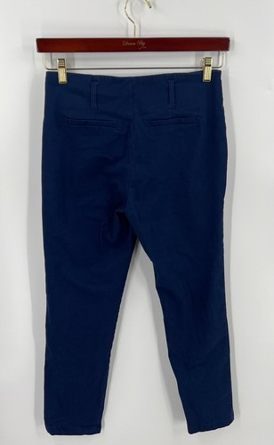 Kut from the Kloth Khaki Pants Size 6 Navy Blue Pleated High Waist Chino - Picture 3 of 5