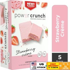 Strawberry Cream Protein Energy Bars 13g Protein 5g Sugar 5 Count Snack No Sugar