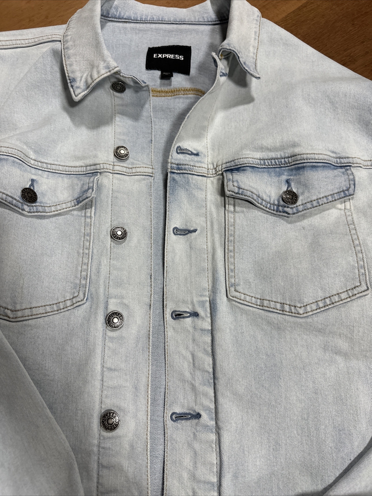 express men denim jacket xl