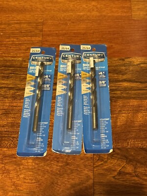 Century Drill & Tool Pro Grade Brite Drill Bit, 25/64'' shank Count 3