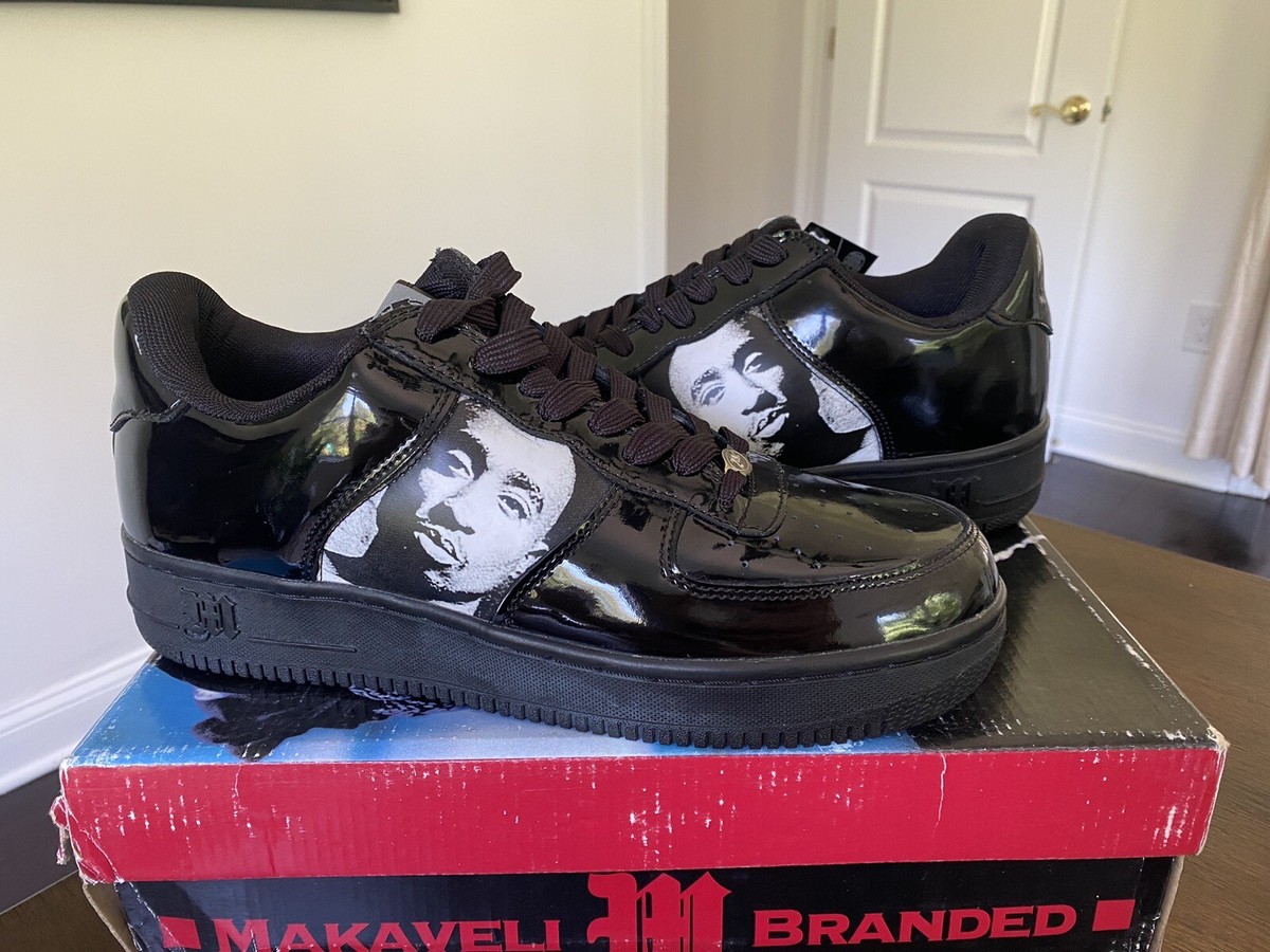 2pac Tupac Shakur Hip Hop Sneakers Size 11, Makaveli Brand