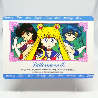 75 Mercury Mars Moon LOVER Sailor Moon Card S JAPAN Anime BANDAI AMADA 