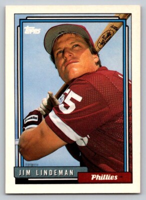 1992 Topps - Jim Lindeman #258