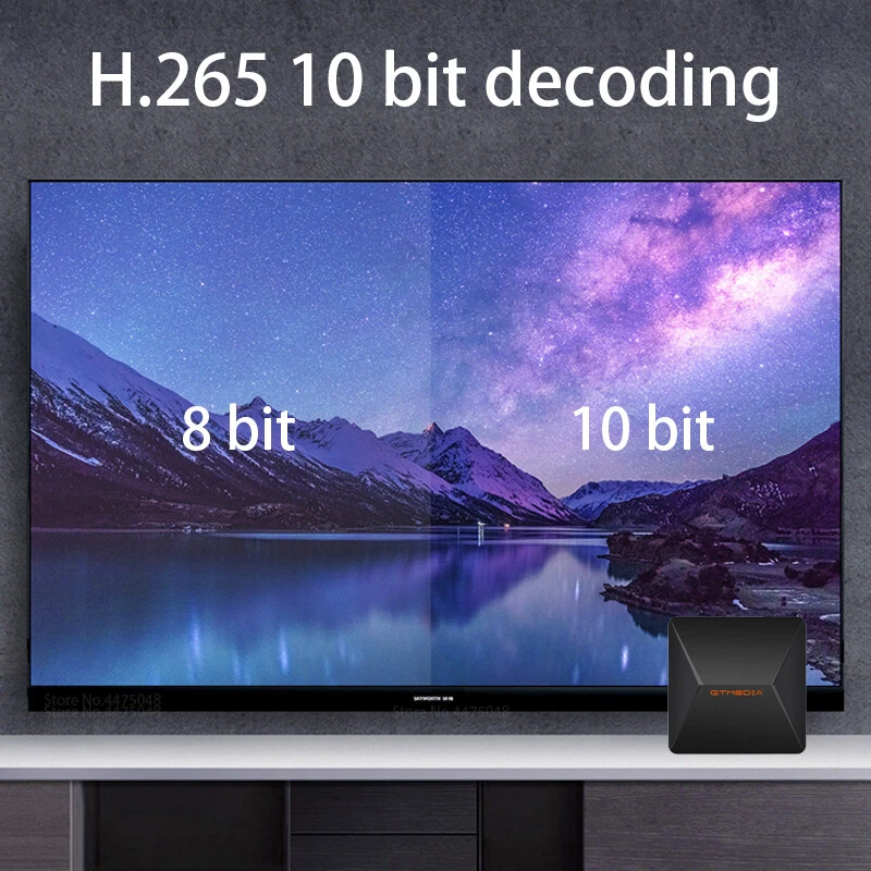 4K Smart TV Box HDMI IP-TV Media Player WIFI-Netzwerk Bluetooth IR Fernbedienung - Bild 4 von 4