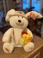 Nuzzle Electric Anamatronic Bunny with Chick NWT - sings Old McDonald