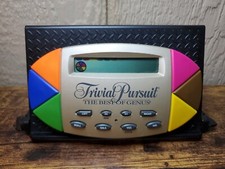 Trivial Pursuit The Best of Genus Electronic Handheld Portable Game 1997 TESTED