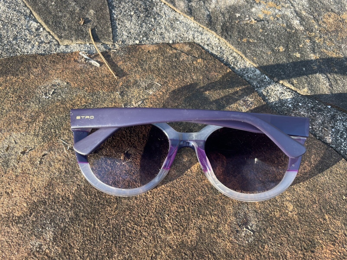Etro Stylish Purple Sunglasses Etro Paisley Italian Sunglasses 52MM Violet Purple | eBay main image 4
