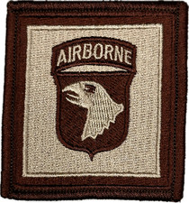 US ARMY 101st Airborne Division Screaming Eagle Helm Dcu Desert Uniform patch