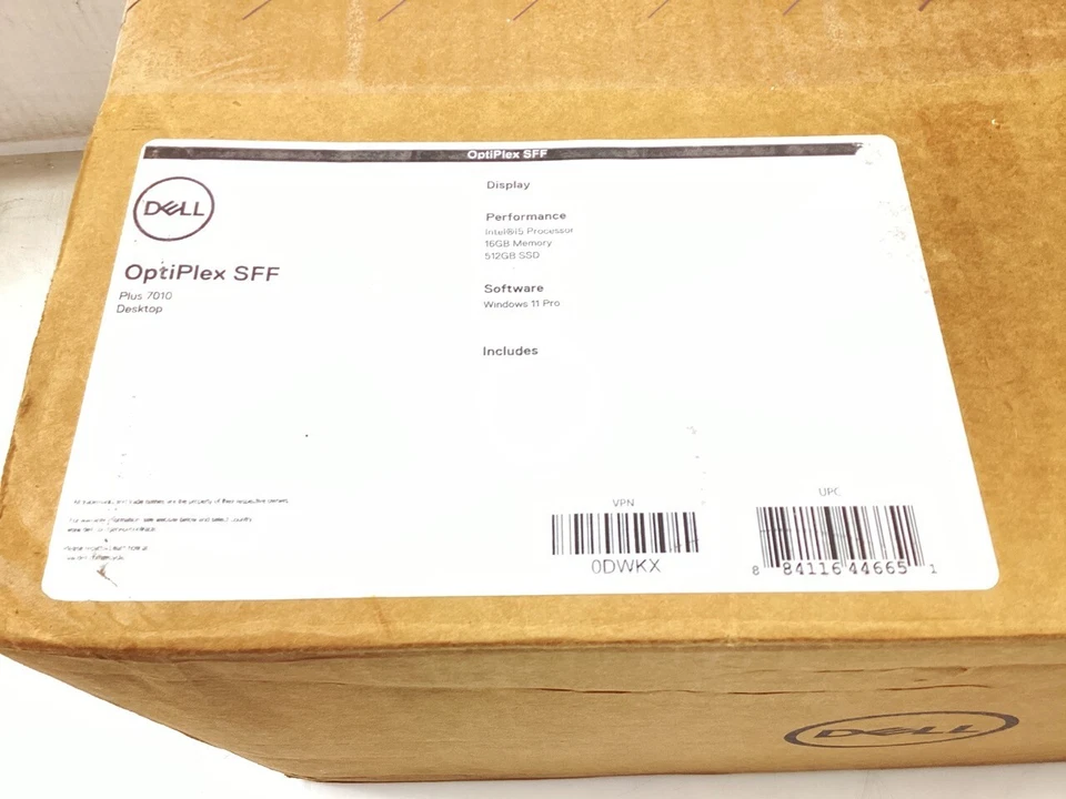 Dell OptiPlex 7010 SFF i5-13500 2.5GHz 16GB 512GB W11P - vPro Enterprise - 0DWKX - Image 3 of 3