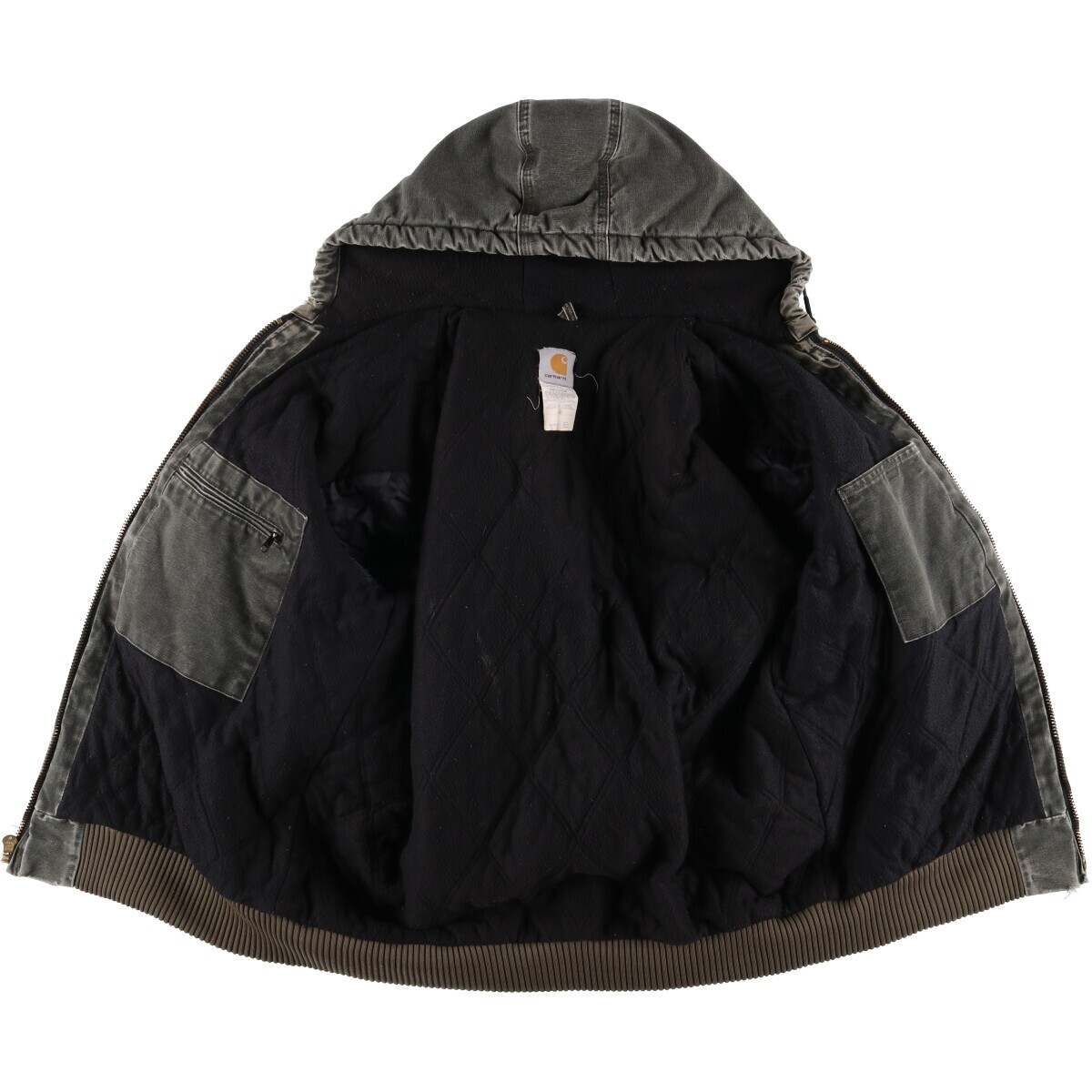 Carhartt Active Jacket Duck Full Zip Parka Men's L size