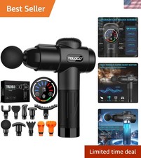 Portable Deep Tissue Massager with 10 Attachments - Perfect Father's Day Gift