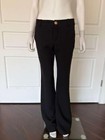 BALMAIN FLARED BLACK VIRGIN WOOL TROUSERS SIZE 38/6 $1,731 — photo 2