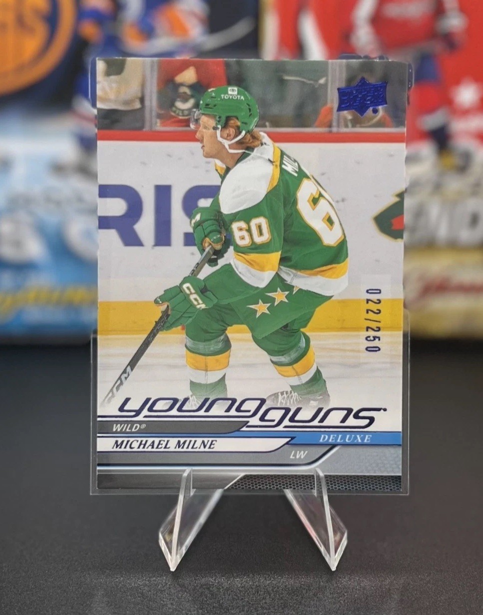 2024-25 Upper Deck Extended Series MICHAEL MILNE #727 YOUNG GUNS DELUXE /250