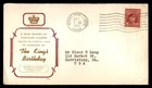 Mayfairstamps Canada FDC 1949 King George VI Birthday First Day Cover aaz_71883