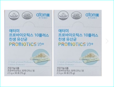 Atomy Probiotics 10+ Powder Sticks 2.5g 60 (30x2) Korea