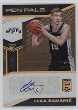 2019-20 Donruss Elite Pen Pals Gold 9/10 Luka Samanic #PP-LSM Auto 01wi